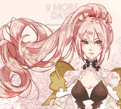 toarise-countdown: s0colas and janiforme worked together to illustrate our leading lady for this tit