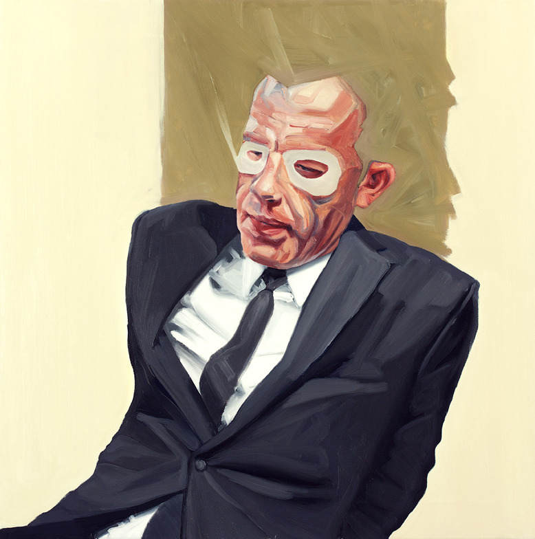 Peter Ravn, Board, 80 x 80 cm, oil on canvas, 2011