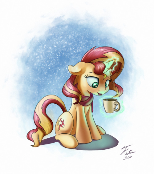 tsitra360: From today’s stream requests. Thank you guys for coming by! Vinyl Drawing request by Fintie7 Maud Pie with Pinkie hair request by Josez Sunset drinking coco request by EctoBiologist Luna playing with Ferret request by PhoenixCore 