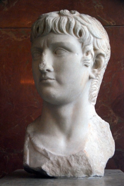 Portrait of Germanicus. From Cordoba. 15-19 AD. Marble. Musée du Louvre, Paris. Inv. MND 968 / Ma 31