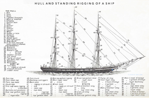 ltwilliammowett:The Fully rigged ship, finally a version with all informations about the rigging and