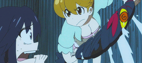 reinerbraun:  Senketsu being tortured cleaned 