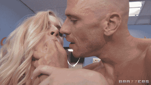 Danielle Delaunay and Johnny Sins from “Brazzers /BigTitsAtSchool - ZZ Tech Wants You”.
