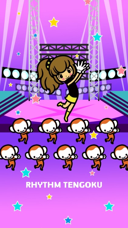 ballsballsoctopusballs:Nintendo Line Account BGs: Rhythm Heaven