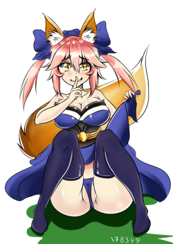  The Tamamo no Mae drawing form yesterday