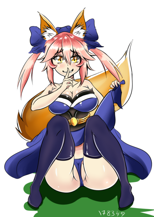 XXX  The Tamamo no Mae drawing form yesterday photo