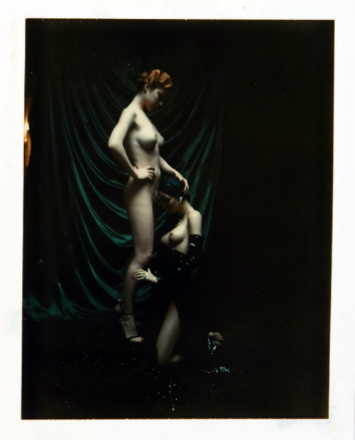 XXX helmutnewtonphoto:1977 Paris Studio - Polaroid. photo