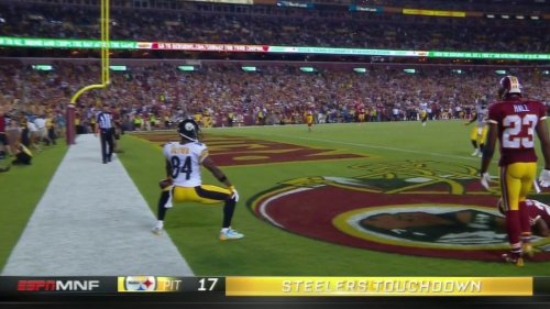 buttcheekpalmkang:revyspite:kingjaffejoffer:Antonio Brown just got penalized for twerking after a to