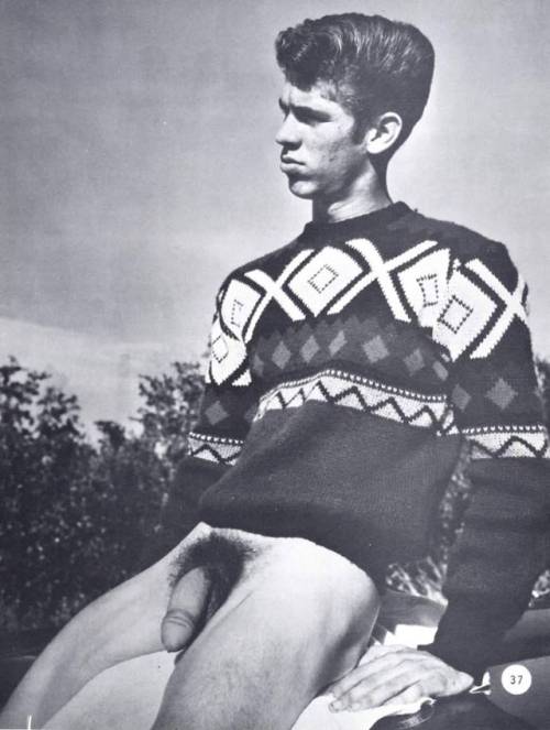 Jim Powers in a really cool sweater.