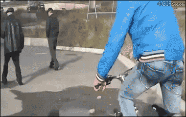 focusas:  just-for-grins:  Instant Karma Gifs  I guess they got what they deserved. Its totally Hilarious! 