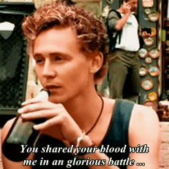 ladypenelope74:  How Thor 2 should be ending … the brothers enjoy their company.