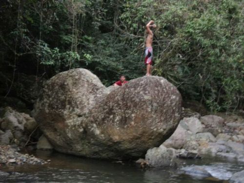 Porn Pics A heart rock in a river in Puerto Rico