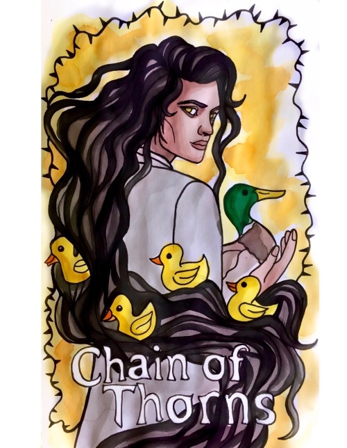 After the Chain of Iron cover reveal, I decided to take the liberty of designing the cover for Chain