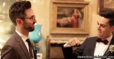 itsokaytoshine:  Special behind the scenes clip of Billy and Pat’s wedding! Video here!
