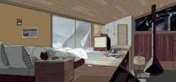 kasukasukasumisty:  Steven has those glowy star stickers on his wall, that’s adorable  that&rsquo;s such a little kid thing to have! Too cute! Also, I think its a really neat detail that he has mismatching pillows. Like, everyone has that one stripey