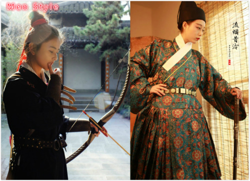 Traditional clothes for Chinese girls, hanfu and qipao. I label names of different type hanfu and tr