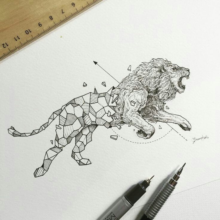 diariodeunaenfermacronica:  Geometric Beasts by Kerby Rosanes