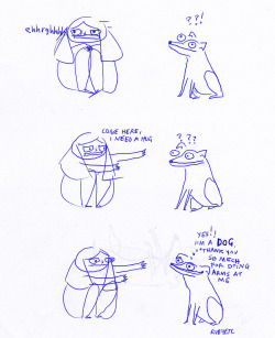 rubyetc:  does anyone else have that thing where their dog is an idiot  By Ruby [tumblr | facebook | instagram]  