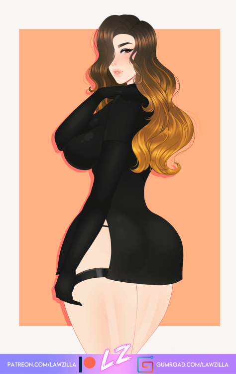 Commission of Stephy Rammy&rsquo;s OCsona💕nude + dress + lingerie versions up in Patreon🔥