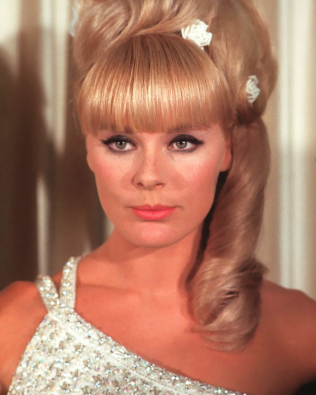 Elke Sommer at the Academy Awards ceremony in Los Angeles, California. 1966.