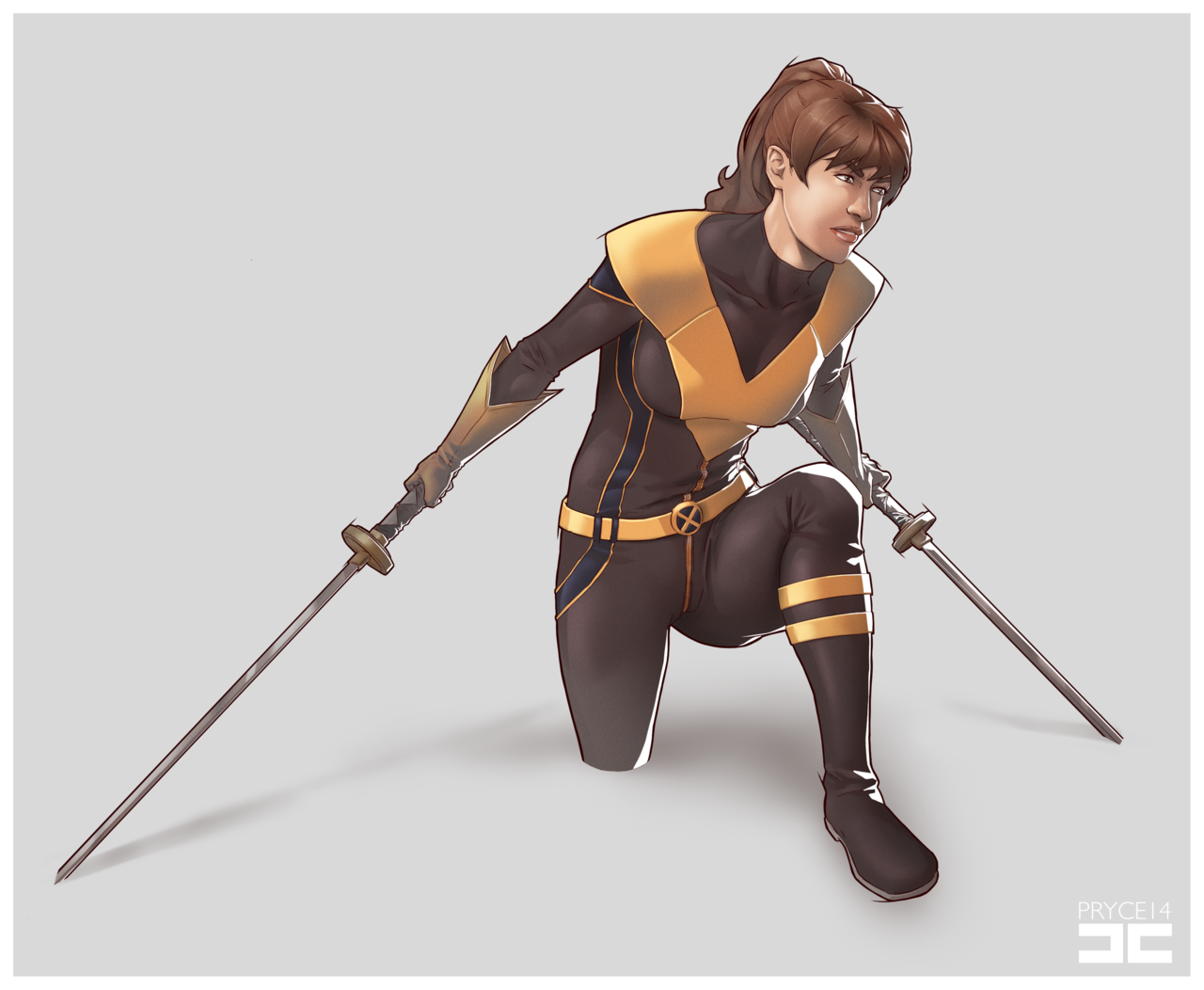 KITTY PRYDE by Pryce14
And this week’s 25 Superhero entry is Kitty Pryde. 3 more weeks to go.