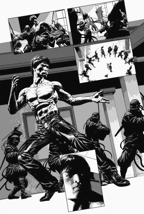 ungoliantschilde:  black and white artwork by Mike Deodato, Jr.