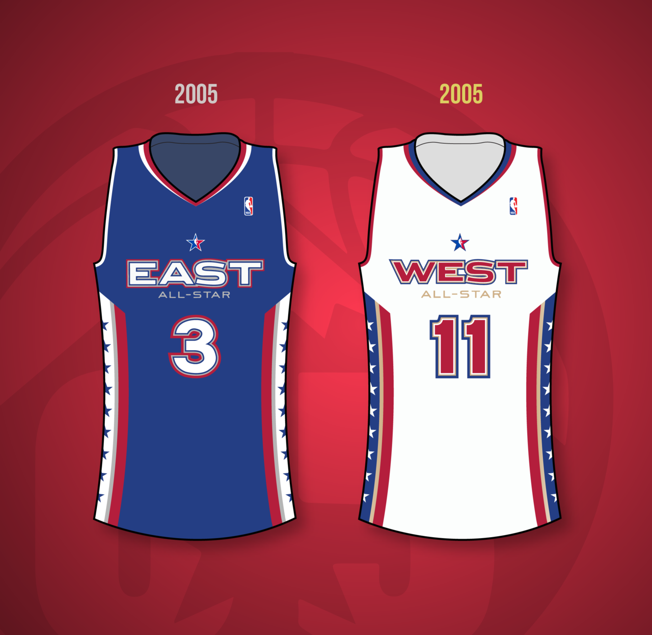 NBA All Star Game 2005 Played on February 20, | NBA Jersey Database