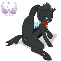 Cute changeling is cute.