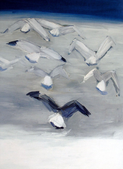 The  Seagulls  -   Nicolas de Staël  1955French-Russian  1914-1955