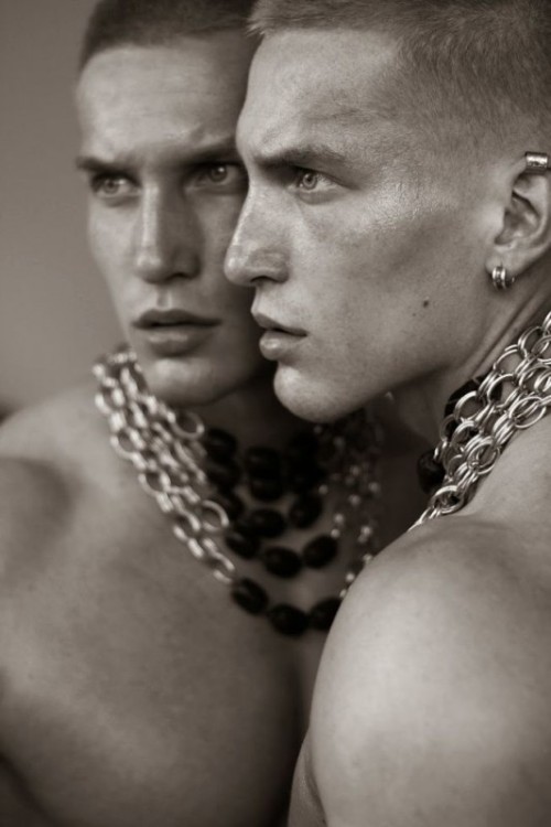 mansexfashion:  Photographer: Sasha KosmosModel: Matvey VoskrebentsevMan+Sex=FashionFollow Me on Instagram