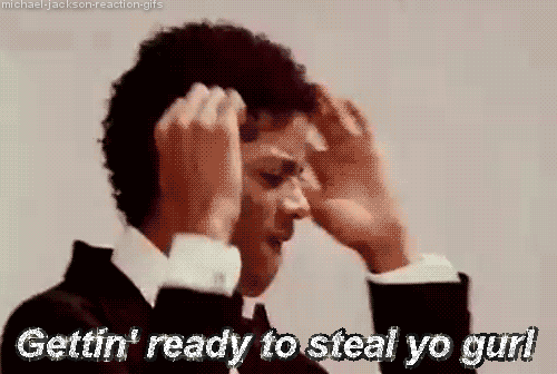 michael-jackson-reaction-gifs:  Michael gettin ready to steal yo gurl! 