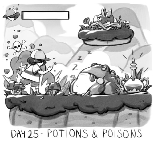 Inktober Day 25- Potions and Poisons