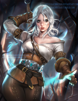 cyrail:  Ciri by sakimichan Featured on Cyrail: