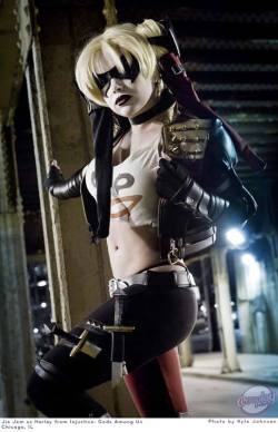 Cosplayandgeekstuff:jia Jem (Usa) As Harley Quinn.photos By: Kjphoto 