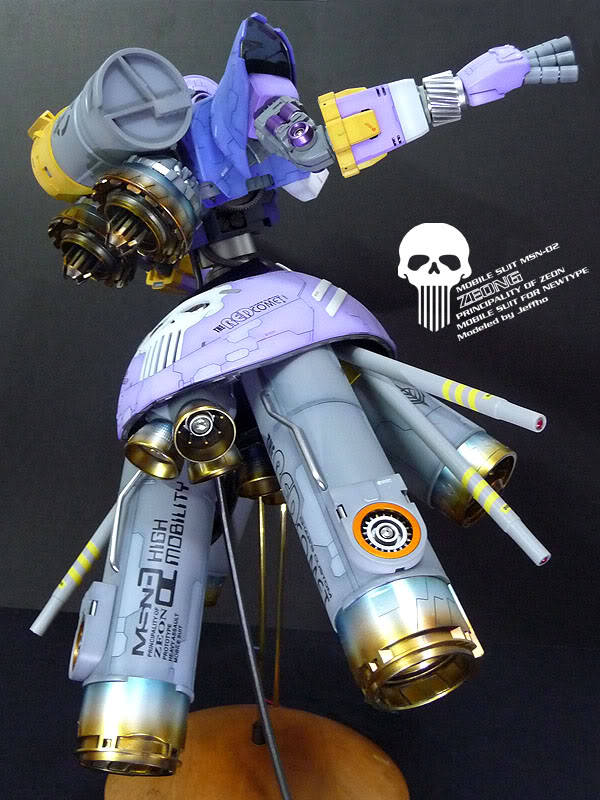ani-plamo:  1/100 MG ZEONG by JeffHo 