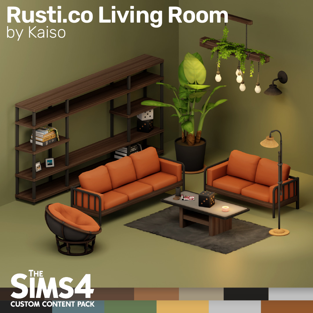 Rusti.co Living RoomYour beloved rustic modern furniture brand is back with our first official living room set – Rusti.co Living Room! This set, of course, features our signature matte metal bars across several furniture items, with matching swatches...