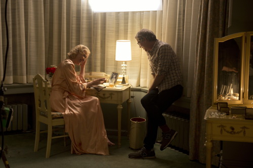 Todd Haynes while filming Carol (2015)