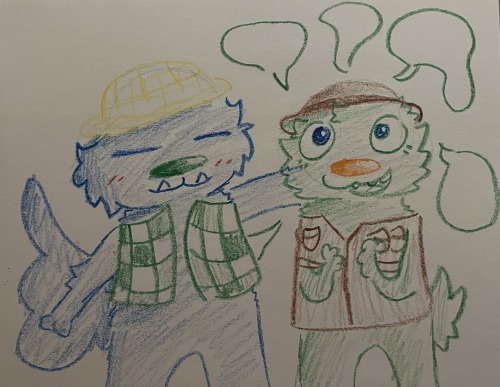 Do You Think You Could Possibly Draw Lottaham/Troubleblog? :3
