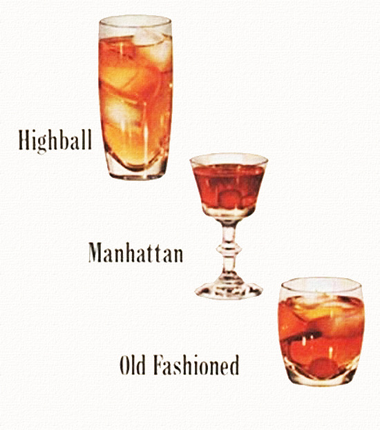 rogerwilkerson:  Highball, Manhattan, Old Fashioned… sounds like a good start!