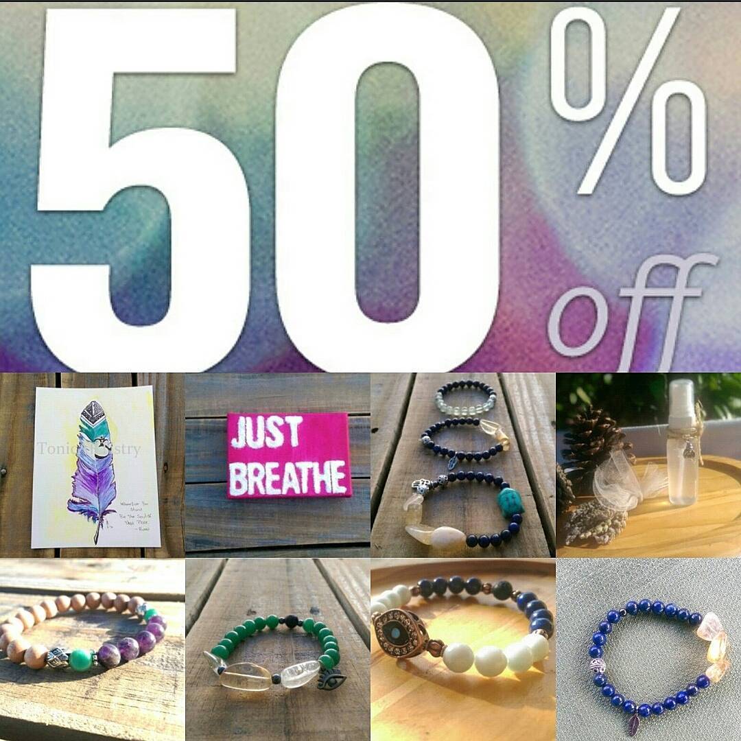 50% OFF all items in the SALE Section of my #Etsy shop with coupon code OFFSALE ❤Good until Sunday❤
Link in the Bio!!! Www.TonicARTistry.etsy.com
#etsyshop #sale #onsale #jewelry #handmade #necklace #mala #spiritualjewelry #boho #chic #bracelets...