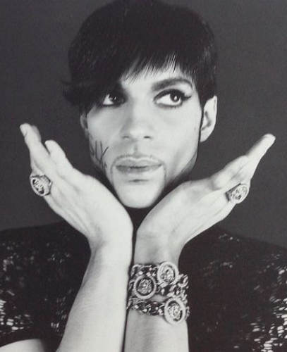 femmequeens:  Prince photographed by Richard Avedon, Gianni Versace Spring/Summer 1996 