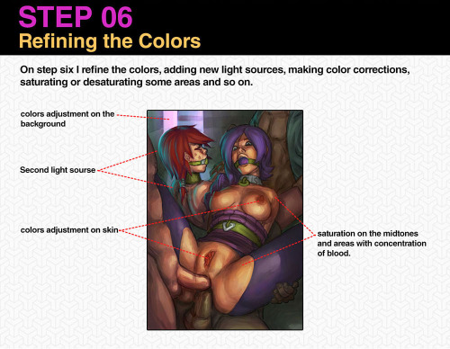 sabudn:  This is my work process, I thought that it might be useful for other artists or at least an interesting inside view of how these pics are done.Please, forgive any grammar mistakes or misspelled word, English is not my primary language.