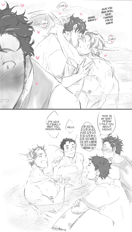 aaaand it’s another love at first sightbeefy merman au [1] [2-here] [3] [4] [5] [6] 