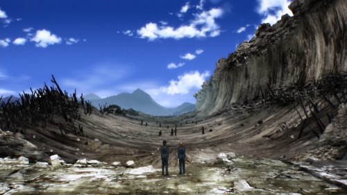 One Punch Man has not only really cool animation, but backgrounds as well. They put much attention t