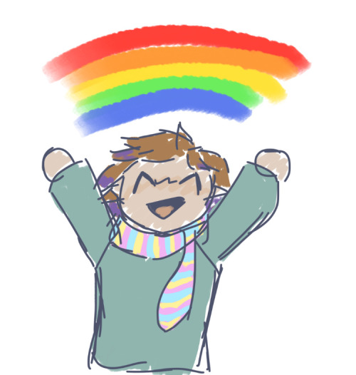 Pride Month!!!! Woo! There Will Be Some More Doodles Comin This Way- Also Maybe Ocs For Once? Ooooo..