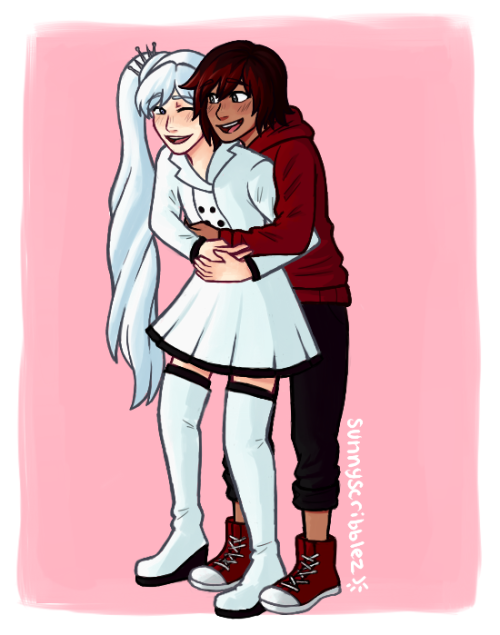 whiterose hug!!