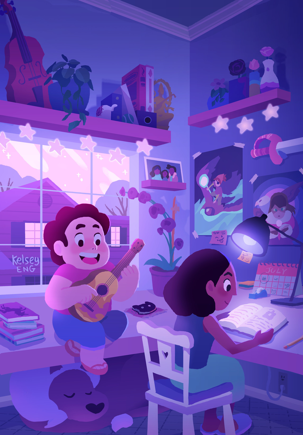 kelseyeng:  What I imagine Connie’s room would look like :) Some fun fanart for