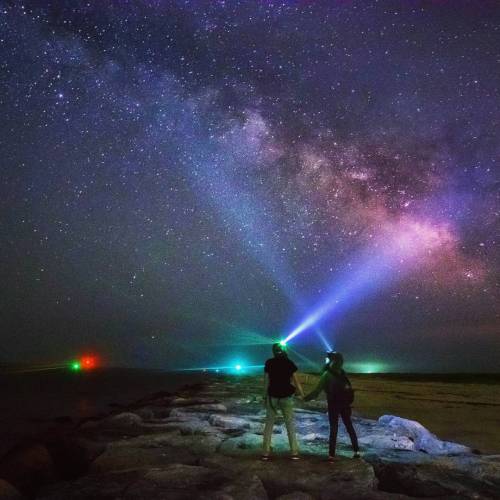Milk Way with my Girlfriend in NJ [1080x1080] (IG Only Place it is Hosted)