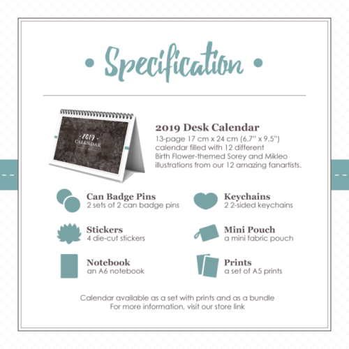 chocomint-srmk: Chocomint Project’s Sorey and Mikleo 2019 Calendar is up for preorders! Standa