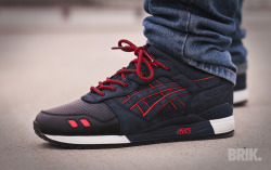 sweetsoles:  Ronnie Fieg x Asics Gel Lyte III ‘Total Eclipse/Leather Toes’ (by brik.) 